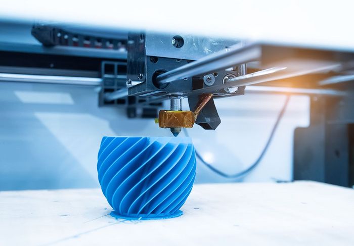 3D-Druck Bauteil im additiven Fertigungsprozess FDM