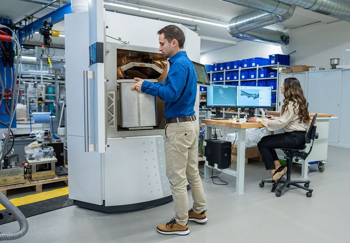 3D-Druck Printfactory Jellypipe - Arbeiten am Drucker